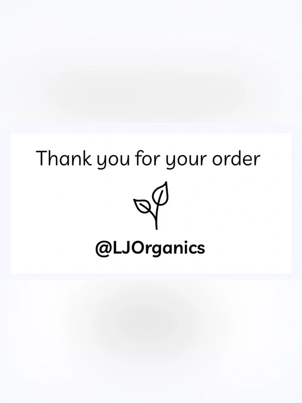 50 CUSTOM STICKERS - 2” x 1” - THANK YOU FOR YOUR ORDER - WITH YOUR CLOSET NAME